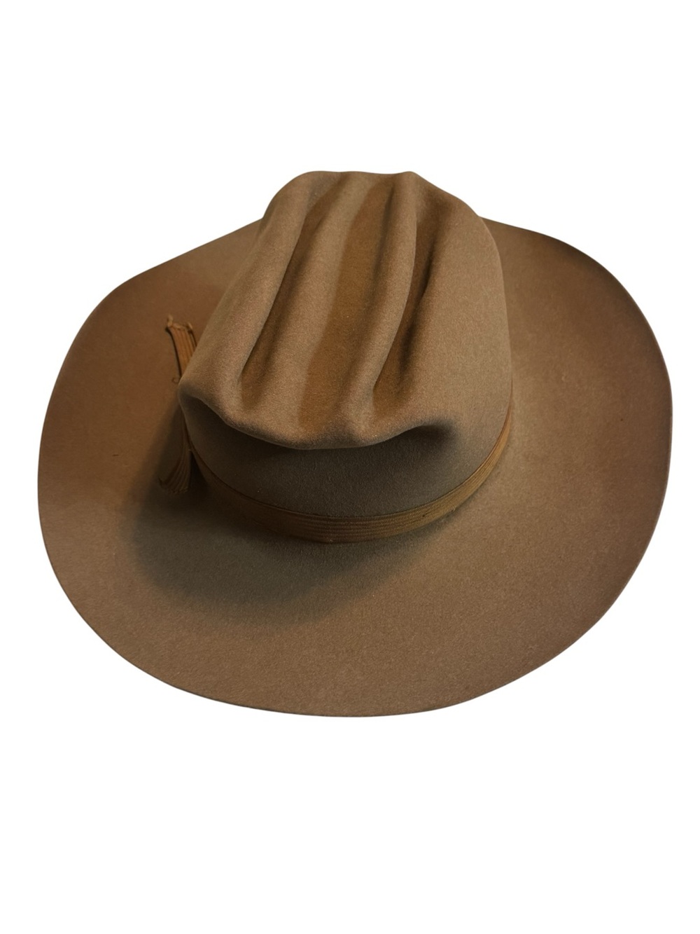 Vintage Stetson Miller Stockman Men's Brown Wool Felt Cowboy Hat RARE